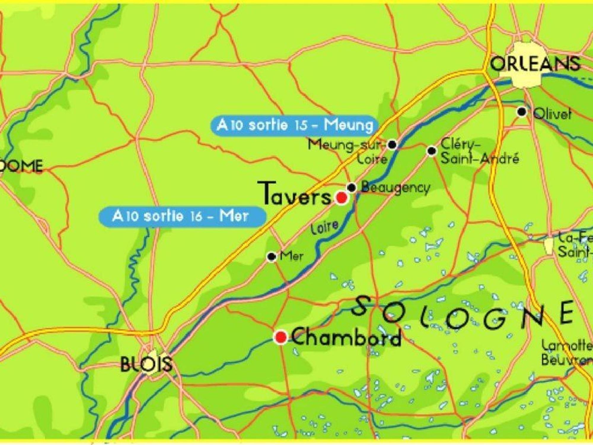 Tavers Chambres D'Hotes De Charme Au Pays Des Chateaux Avec Wi-Fi - Fr-1-590-333 المظهر الخارجي الصورة